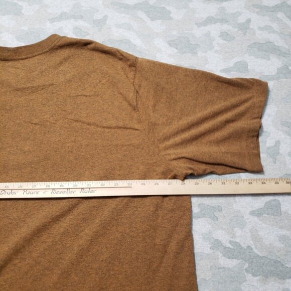 Carhartt Shirt Mens 3XL Brown Pockets Relaxed Fit Short Sleeve Workwear - Picture 10 of 12